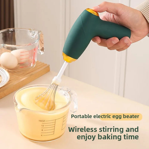 1 Electric Mixer, Egg Beater, Double Stick, 3-Speed Gun Style Cake Cream Mixer, Batter Mixer, Food Mixer