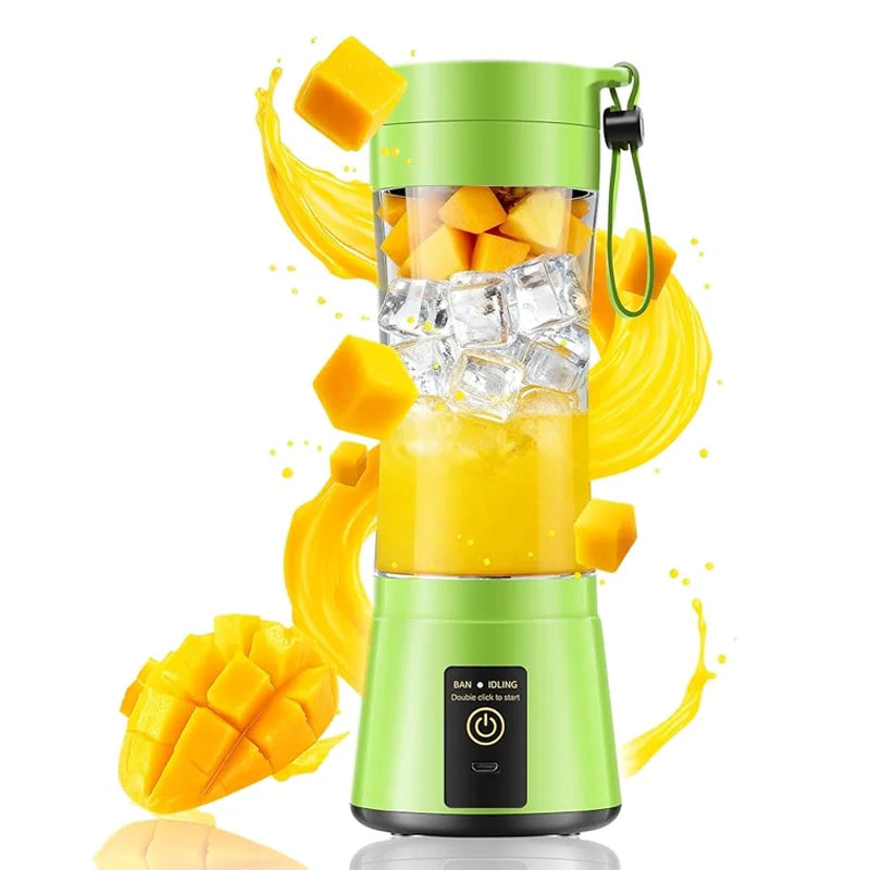 380ml Household Juice Mixer Mini Electric Juicer USB Rechargeable Smoothie Smoothie Shake Mixer Outdoor Picnic Portable Juicer