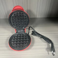 Multi Functional Mini Heart-shaped Waffle Maker Double-sided Heated Breakfast Toaster, Portable Baking Machine Family Party