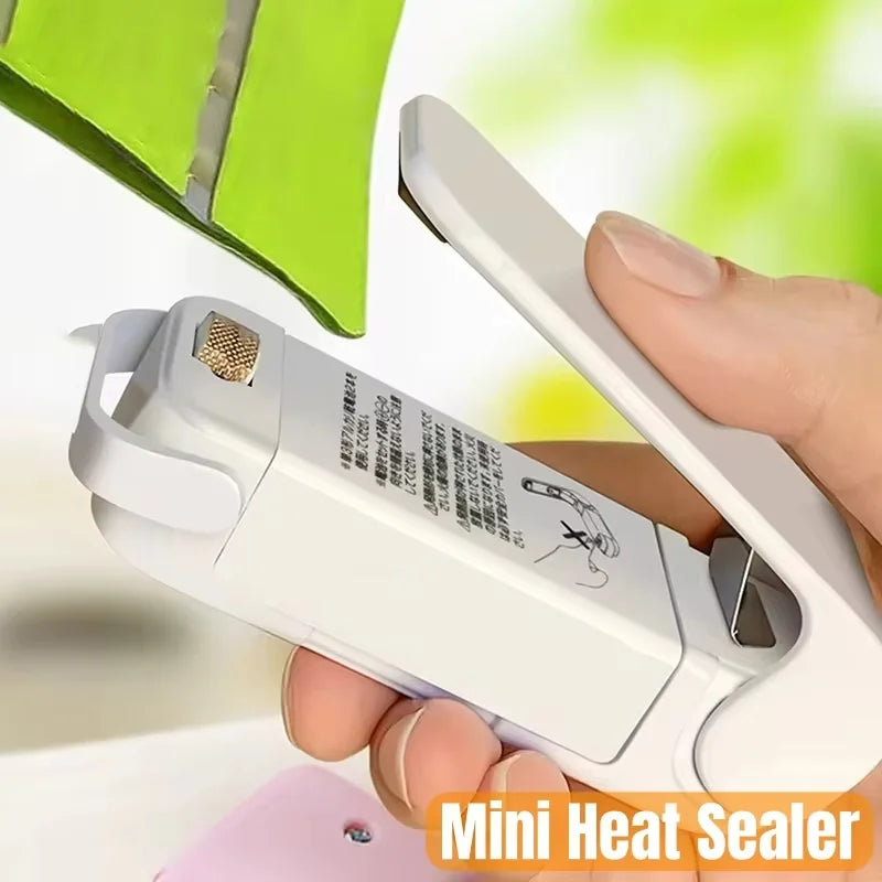 Portable Heat Bag Sealing Machine Package Sealer Bags Plastic Food Bag Closure  Food Packaging Heat Sealer Kitchen Gadget